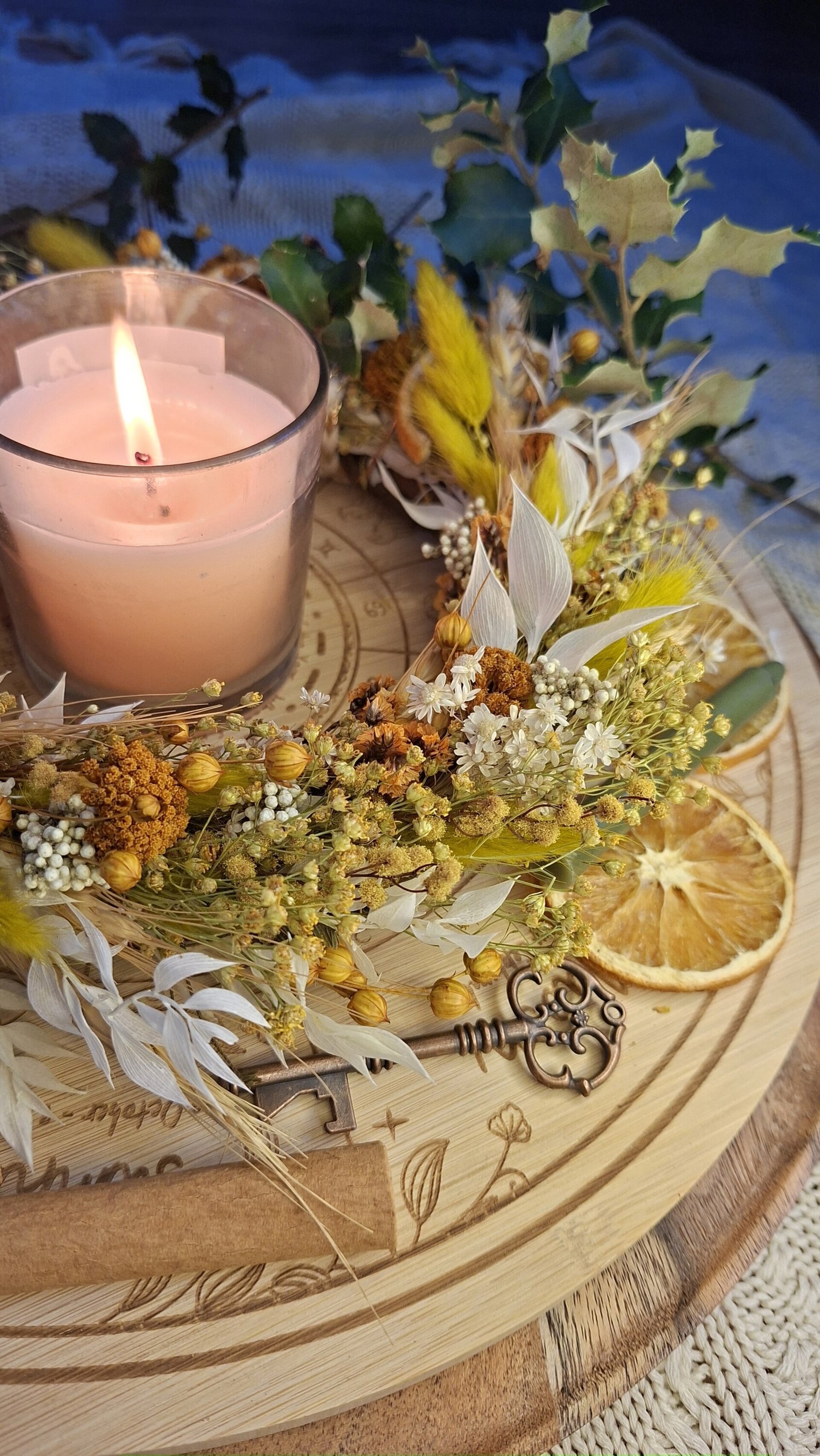 Tabla Madera Rueda del año - 4