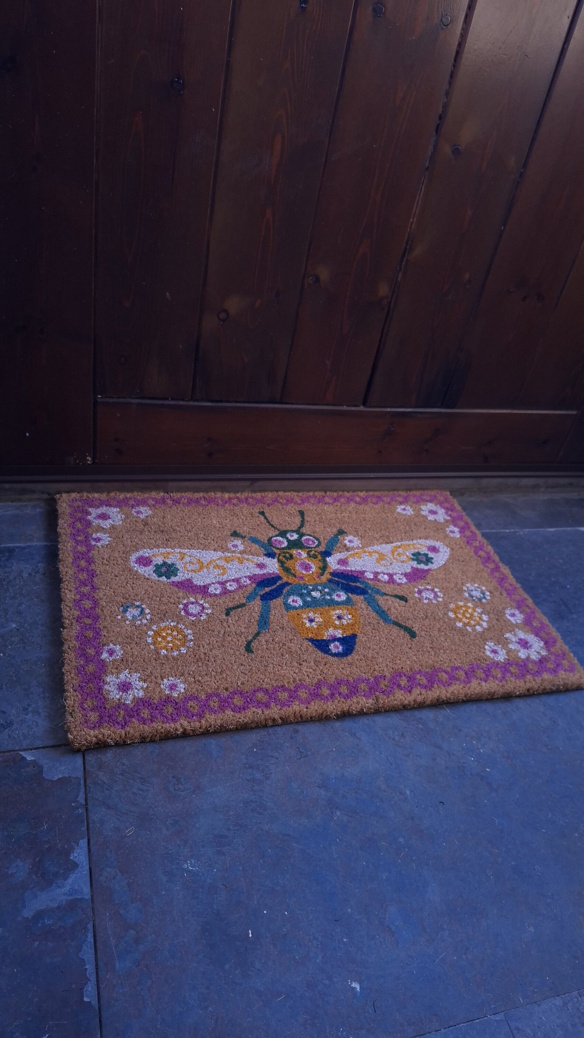 Felpudo Abeja Floral - 2