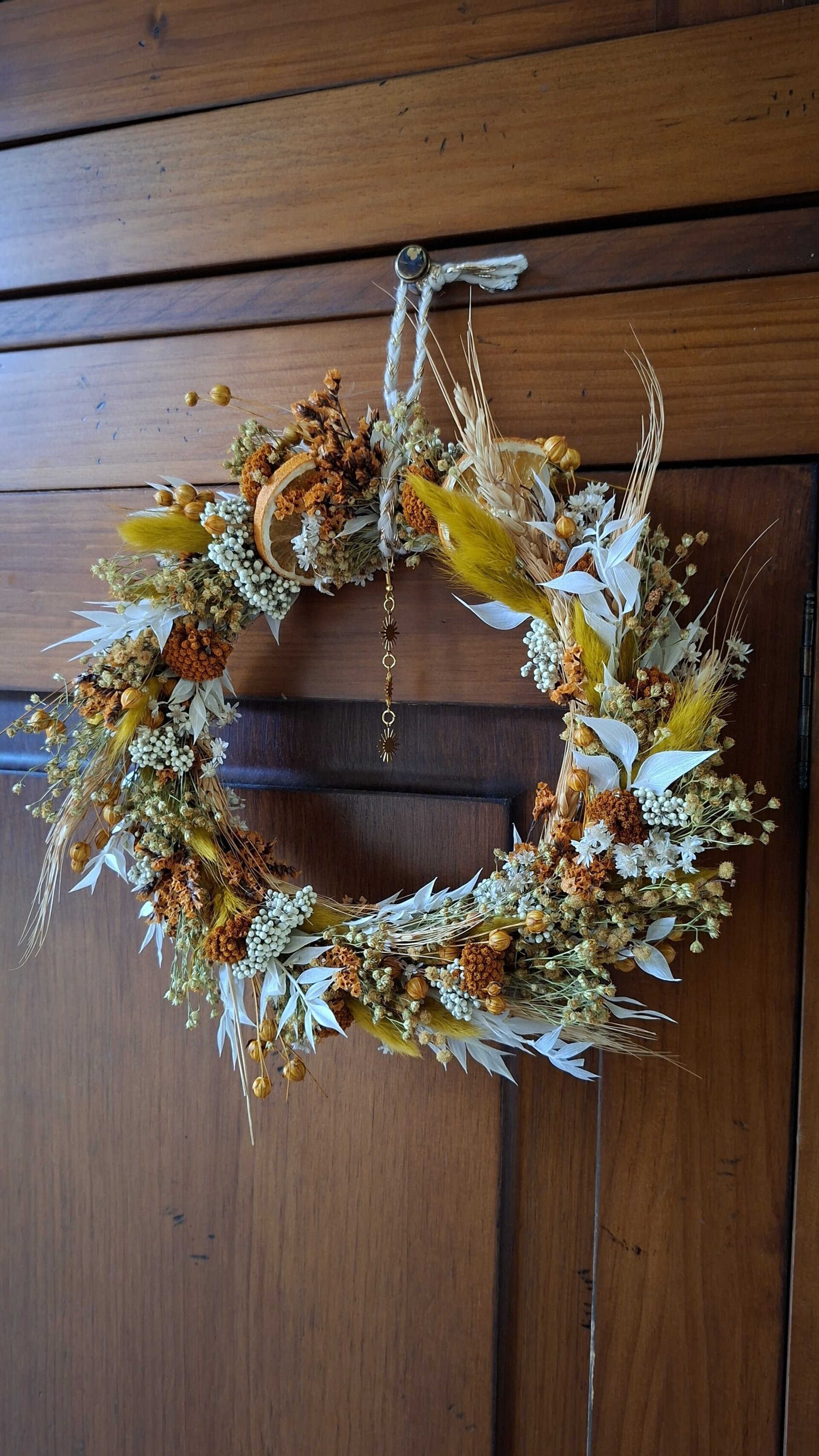 Corona de flores - Miel y Trigo - 2