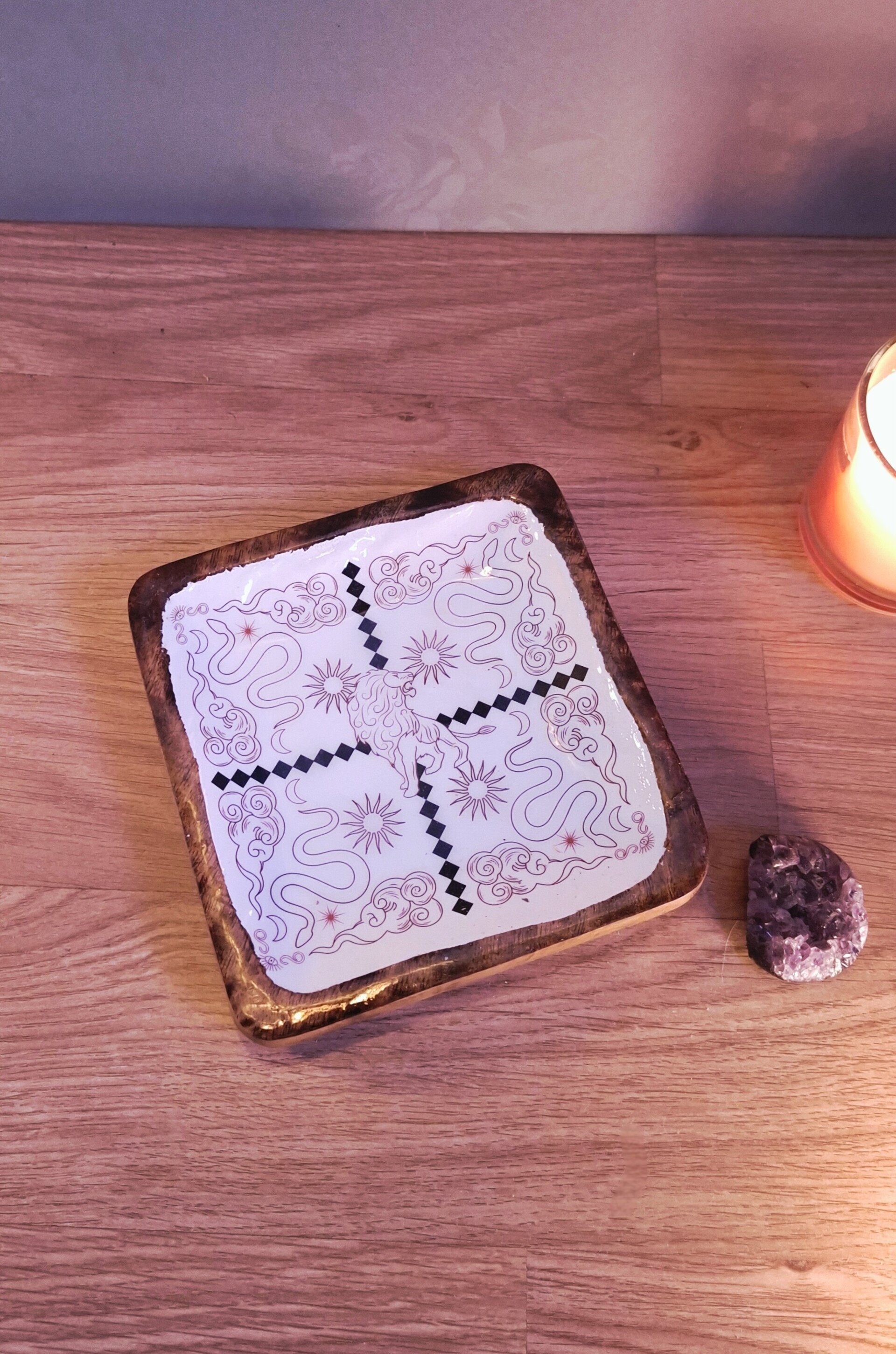 Bandeja cuadrada Doble naturaleza - 2