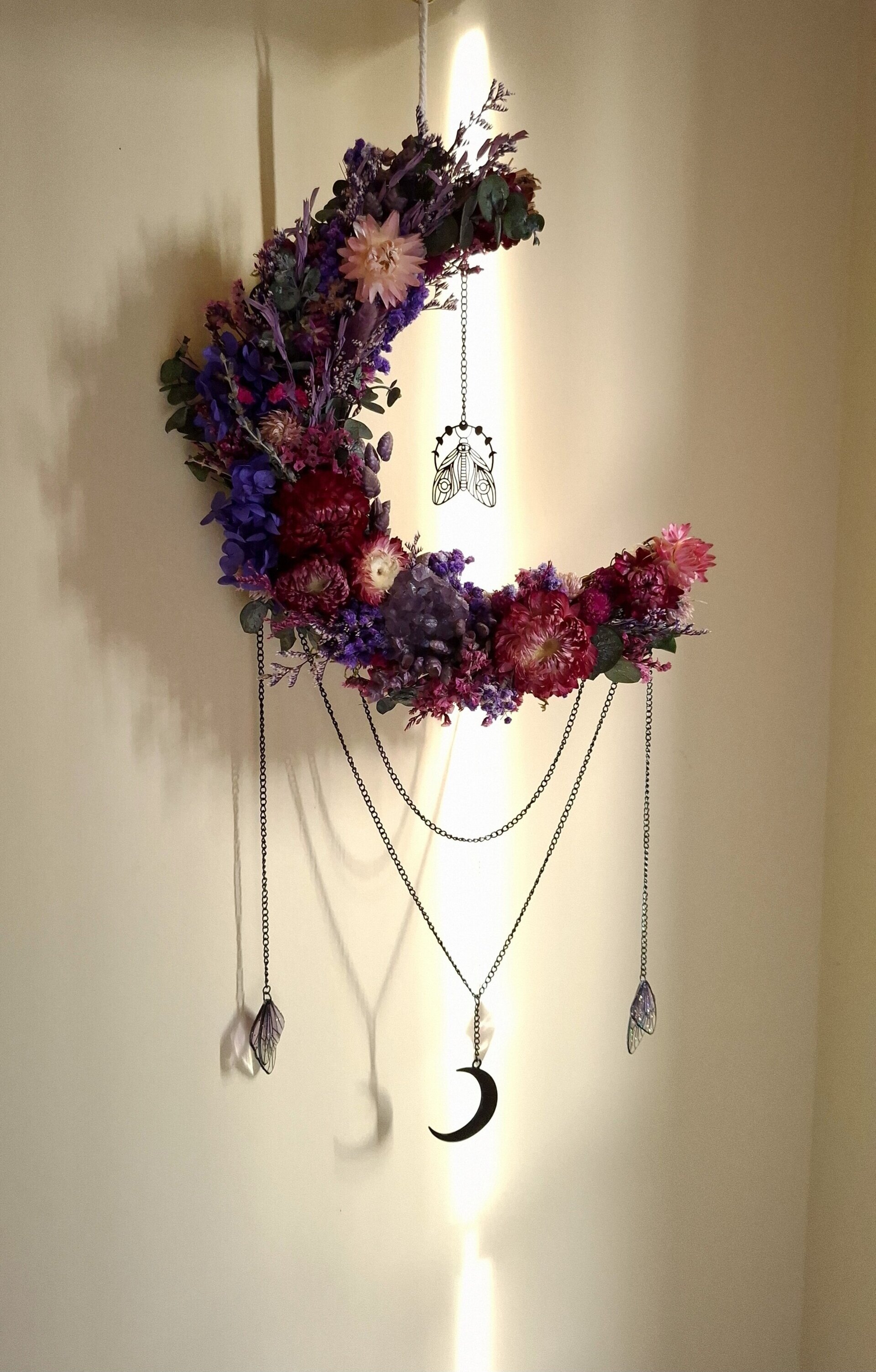 Luna Morada con Drusa de Amatista - 2